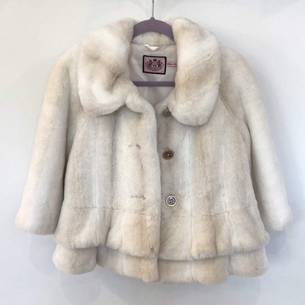 Girls Juicy Couture Faux Fur Coat